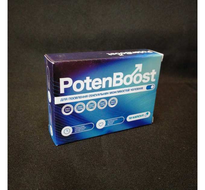 PotenBoost (ПотенБуст, Poten Boost) поліпшення статевої функції чоловіків,10 капс