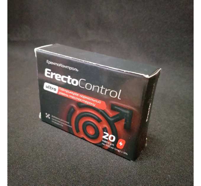 ErectoControl (ЕректоКонтроль) натуральний засіб для чоловіків, 20 капс