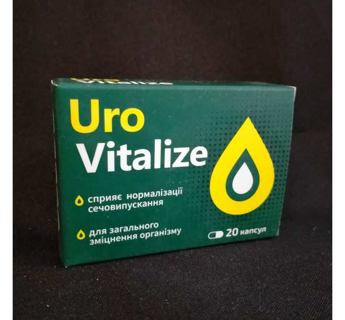 Uro Vitalize (Уро Віталайз, УроВіталайз) нормалізація сечовипускання, 20 капс