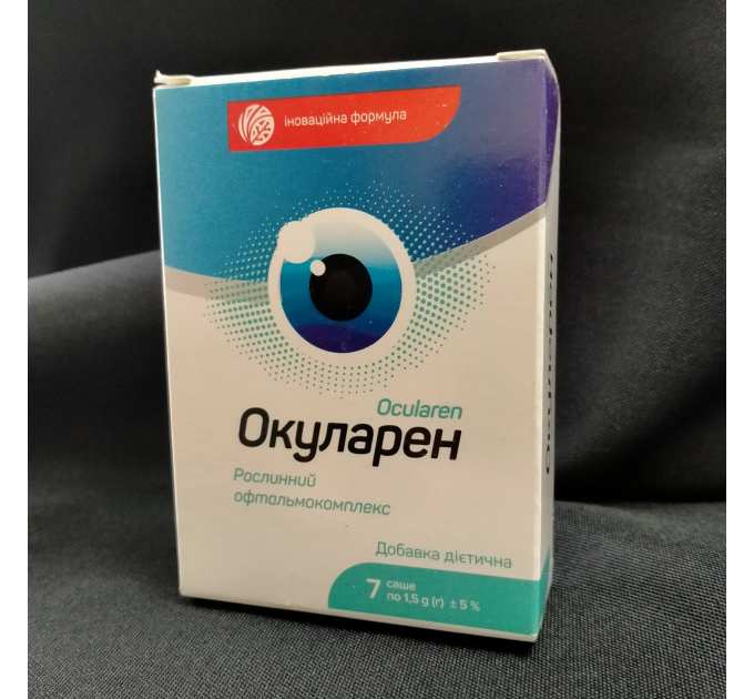 Окуларен саше рослинний офтальмокомплекс для покращення зору, 7 саше