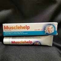 Musclehelp (Мускулхелп) при болях у суглобах, м'язах, спині, артриті, 40 г