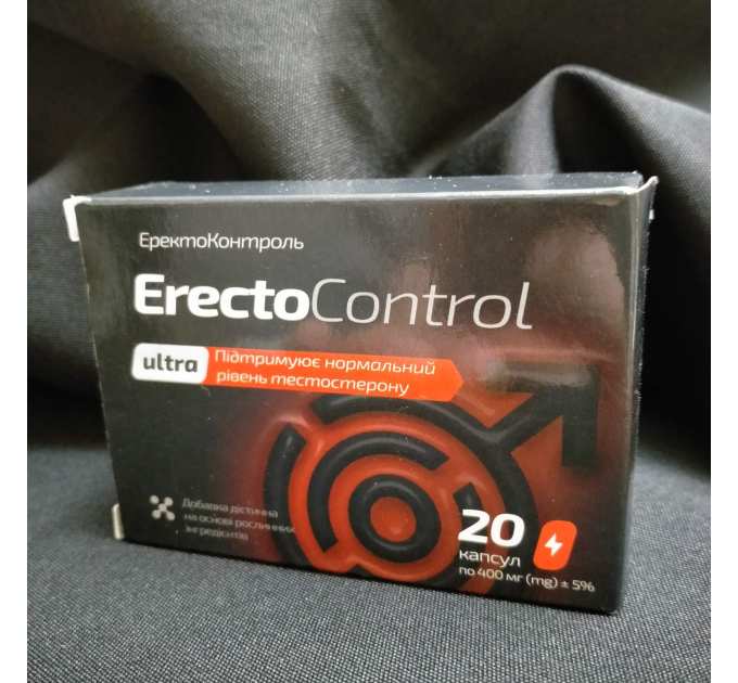 ErectoControl (ЕректоКонтроль) натуральний засіб для чоловіків, 20 капс
