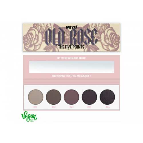 Палетка тіней для повік Five point, тон 03 Old Rose