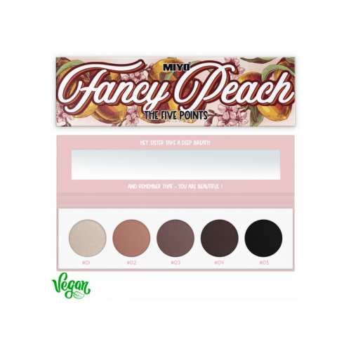 Палетка тіней для повік Five point, тон 10 Fancy Peach