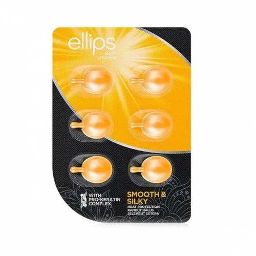 Ellips Hair Vitamin Smooth and Silky With Pro-Keratin Complex (Вітаміни для волосся "Бездоганний шовк"), 6 шт * 1 мл