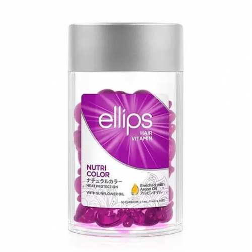 Ellips Hair Vitamin Nutri Color With Triple Care (Вітаміни для волосся "Сяйво кольору"), 50 шт * 1 мл