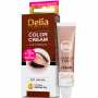 Крем-фарба для брів Delia з олією аргани 4.0 Коричнева, 15мл