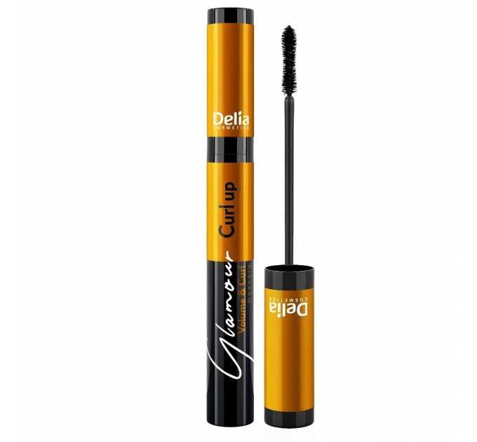 Туш для вій Delia Glamour Volume Length Mascara Curl-up, 11 мл