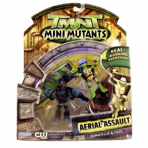 Набір міні-фігурок Фут та Донателло - Foot and Donatello, 4Kids, Playmates