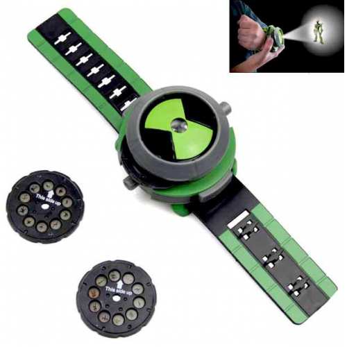 Проєкційний годинник Ben10 Omnitrix illuminator (30 персонажів) - Бен Тен Омнітрікс з проєктором