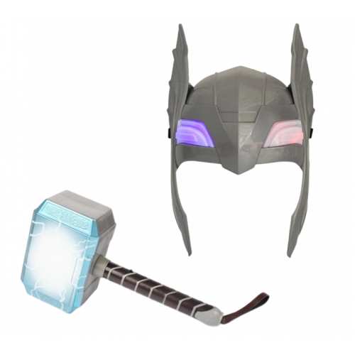Костюм Тора, 2в1, маска що світиться, молот - Thor, set 2