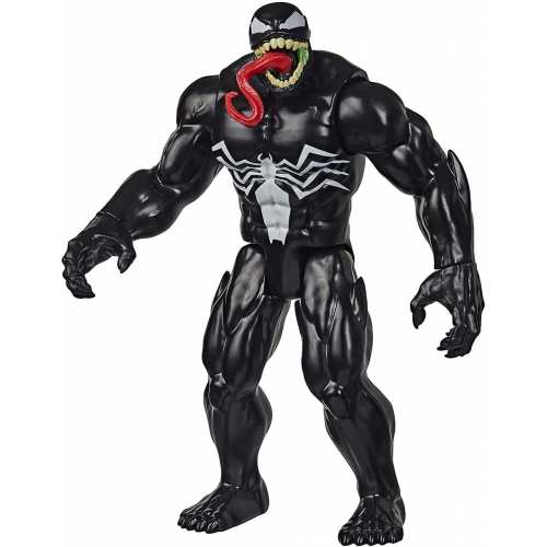 Велика іграшка Hasbro Веном 30см - Venom Maximum, Titan Hero Series Blast Gear, Avengers