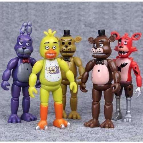 Набір фігурок П'ять ночей з Фредді, 5в1, 14 см - Five Nights at freddy's Набір фігурок П'ять ночей з Фредді, 5в1, 14 см - Five Nights at freddy's