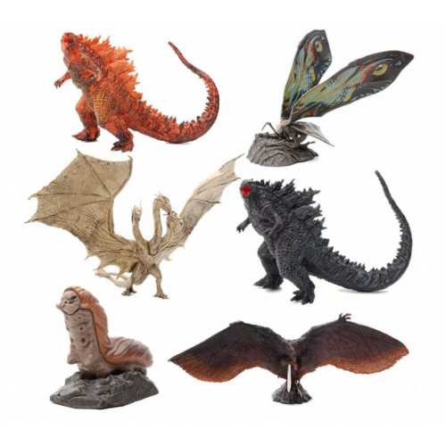 Набір фігурок 6в1 Годзила, Термоядерна годзила + 3 монстри Набір фігурок 6в1 Годзила, Термоядерна годзила + 3 монстри