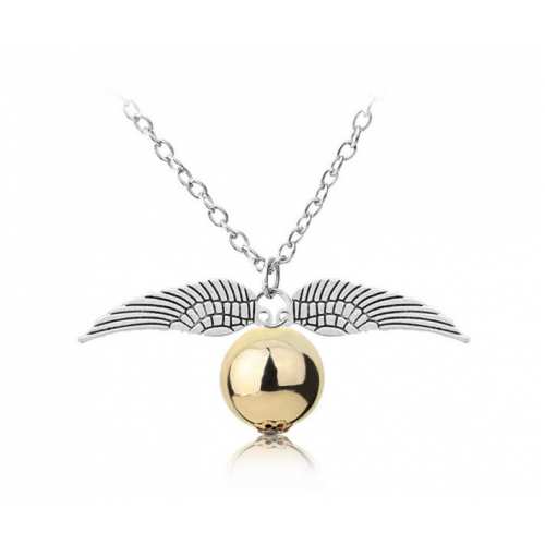 Ланцюжок з кулоном Золотий Снітч Гаррі Поттера з гри у квідич Harry Potter, Cosplay necklace