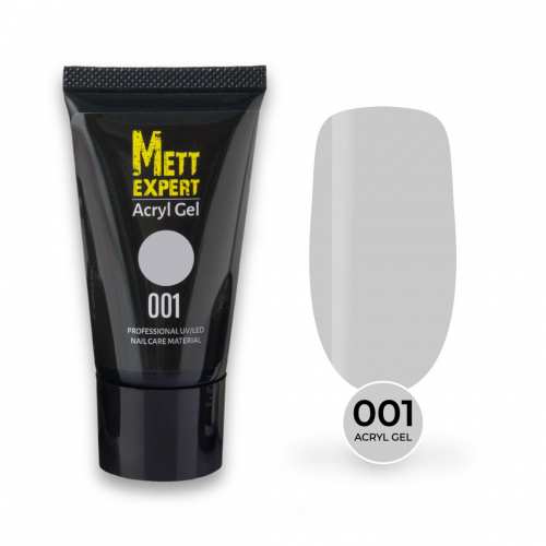Акрил гель Mett Expert Acryl Gel Crystalline №001 Прозорий 60 г