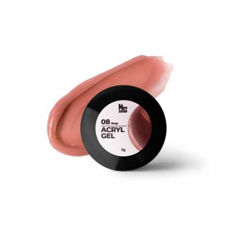 Акрил гель Mett Expert Acryl Gel Beige №008 Камуфлювальний бежевий 5 г