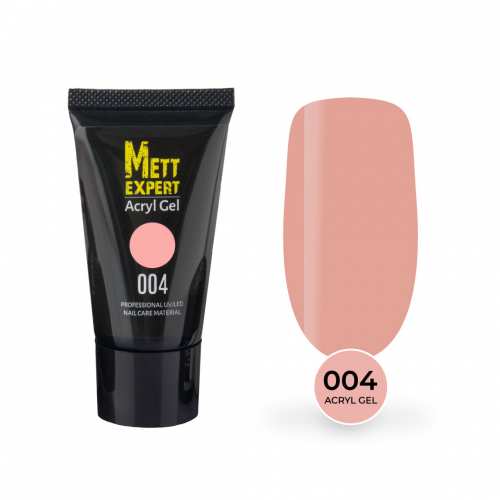 Акрил гель Mett Expert Acryl Gel Watermelon №004 Камуфлювальний помаранчево-рожевий 30 г