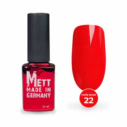 Кольорова база Mett Expert Farb Base №22 Червоний мак 12 г