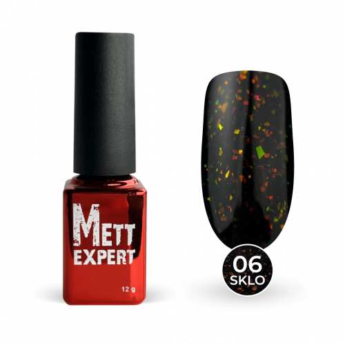 Камуфлювальна база Mett Expert SKLO base №06 Чорна з яскравою поталлю 12 г