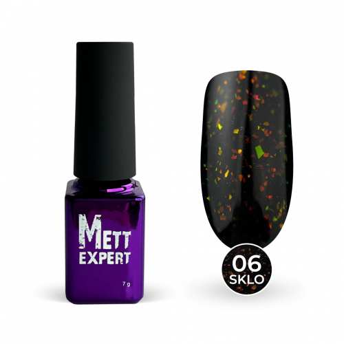 Камуфлювальна база Mett Expert SKLO base №06 Чорна з яскравою поталлю 7 г