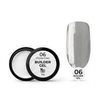 Гель для нарощування Mett Expert Builder gel Crystal clear №06 Прозорий 15 г