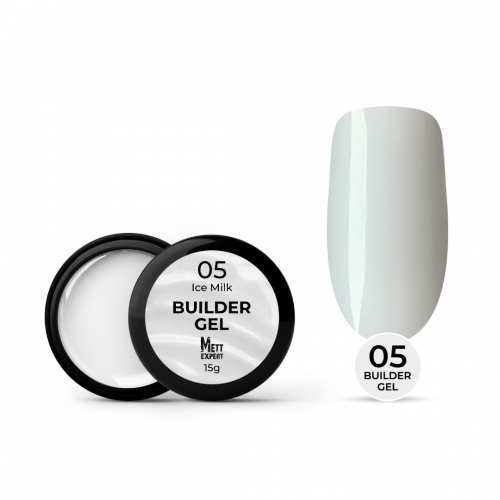 Гель для нарощування Mett Expert Builder gel Ice milk №05 Молочний 15 г