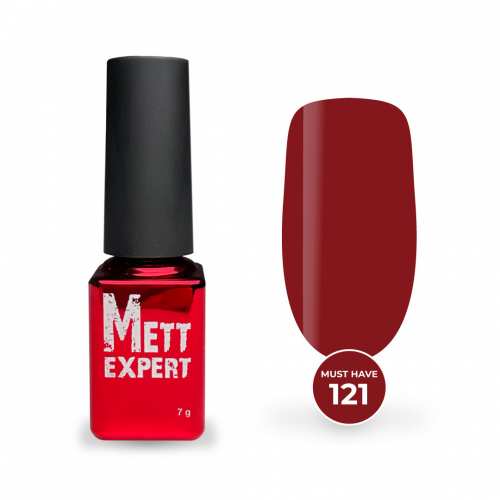 Гель-лак Mett Expert Must have №121 Стигла вишня 7 г