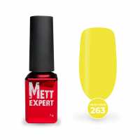 Гель-лак Mett Expert Must have №263 Яскраво-лимонний 7 г