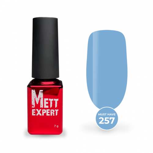 Гель-лак Mett Expert Must have №257 Небесно-блакитний 7 г