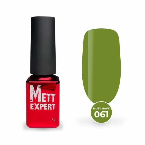 Гель-лак Mett Expert Must have №061 Світло-оливковий 7 г