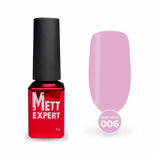 Гель-лак Mett Expert Must have №006 Біло-ліловий 7 г