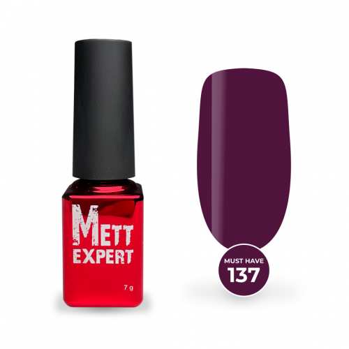 Гель-лак Mett Expert Must have №137 Сливовий 7 г