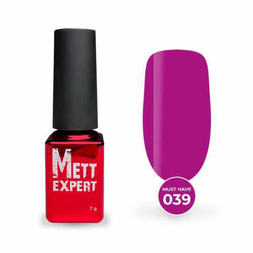 Гель-лак Mett Expert Must have №039 Темна фуксія 7 г