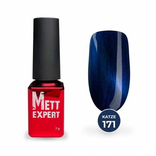 Гель-лак Mett Expert Котяче око Katze №171 Індиго 7 г