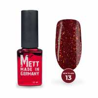 Світловідбивний гель-лак Mett Expert NEW Flash №13 Сміливий червоний 12 г
