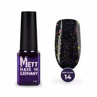 Світловідбивний гель-лак Mett Expert NEW Flash №14 Рожево-сливовий 7 г
