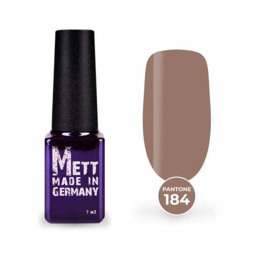 Гель-лак Mett Expert Раntone collection №184 Коричневий 7 г