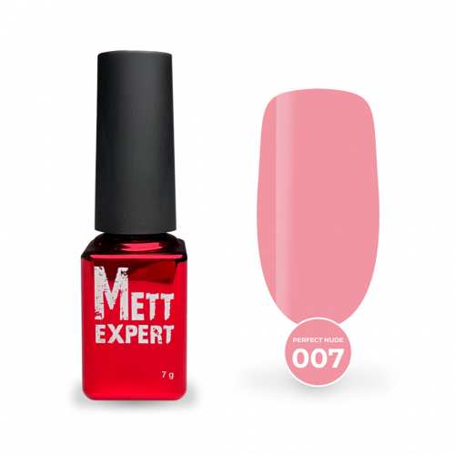 Гель-лак Mett Expert Perfect nude №007 Хмарно-рожевий 7 г