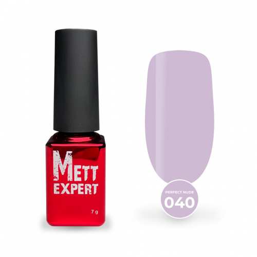 Гель-лак Mett Expert Perfect nude №040 Блідо-ліловий 7 г