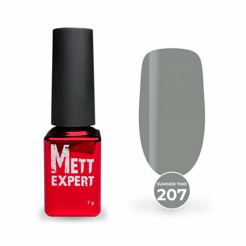 Гель-лак Mett Expert Summer time collection №207 Олов'яний 7 г
