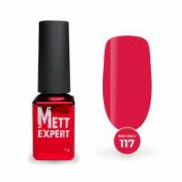 Гель-лак Mett Expert Red only №117 Малиново-рожевий 7 г