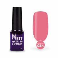 Гель-лак Mett Expert Silk and soft №034 Середньо-рожевий 7 г