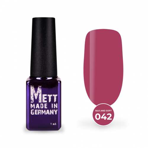 Гель-лак Mett Expert Silk and soft №042 Темно-ліловий 7 г