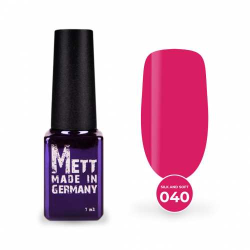 Гель-лак Mett Expert Silk and soft №040 Пурпурний 7 г