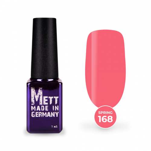 Гель-лак Mett Expert Spring colors №168 Коралово-рожевий 7 г
