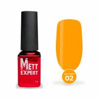 Гель-лак Mett Expert Neon LIGHT SHOW №02 Сонячно-жовтий 7 г