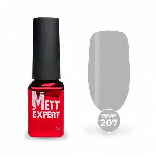 Гель-лак Mett Expert 50 shades of grey №207 Олов'яний 7 г