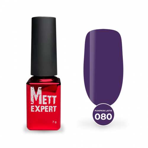 Гель-лак Mett Expert Pumpkin latte collection №080 Багряний 7 г