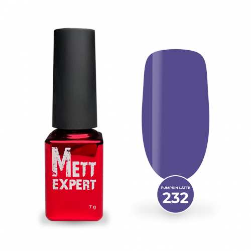 Гель-лак Mett Expert Pumpkin latte collection №232 Фіалковий 7 г